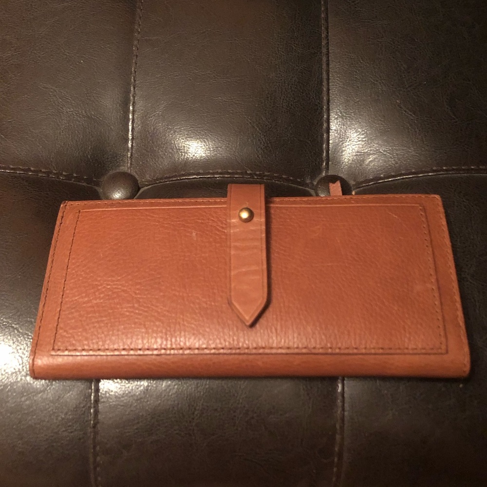 Madewell New Post Leather Wallet